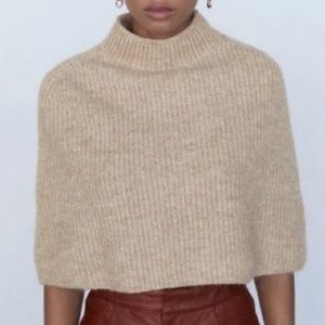 Zara Knit Poncho